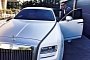 Cristiano Ronaldo Leaves for Training in His Rolls-Royce Ghost