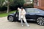 Cristiano Ronaldo’s Girlfriend Georgina Rodriguez Poses with Her Bentley Flying Spur