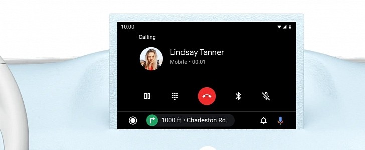 Phone calls on Android Auto