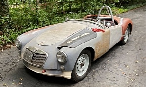 Crusty ’57 MG MGA Claims To Be a Former SCCA Racer, Is It Legit?