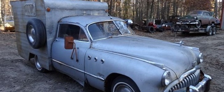 Crusty Old 1949 Buick Super is Half Sedan, Half DIY Camper, 100 Percent Outrageous