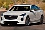 Crystal White 2020 Cadillac CT6-V up for Grabs With 1,017 Miles on its 550-HP V8