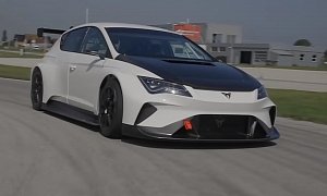 Cupra Electric Racing Car Hits The Track With 680 PS