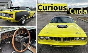 Curious Yellow 1971 Plymouth ‘Cuda Was Born a 440 3-Speed, Now Its V8 Is Better Than Ever