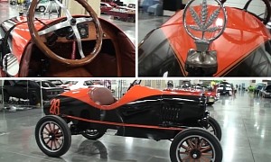 Custom 1925 Ford Model T Boattail Looks Like a Rocket on Wheels, Does Only 45 MPH