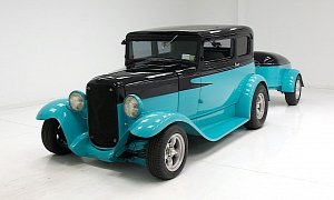 Custom 1930 Ford Victoria with Corvette DNA Comes Complete with Matching Trailer