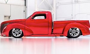 Custom 1937 Studebaker Pickup Rides So Low It Might Trip and Fall