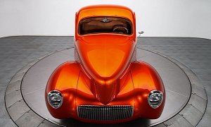 Custom 1940 Willys Americar Is Today’s $150K Dose of Orange Glitter