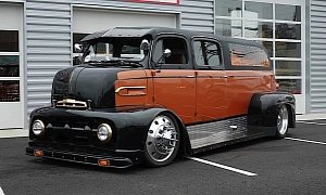 Custom 1951 Ford COE Is Snowpiercer for the Road