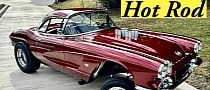 Custom 1962 Chevrolet Corvette Gasser Packs V8 Surprise, Costs 2024 Toyota GR Supra Money