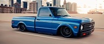 Custom 1971 Chevy C10 Restomod Drops Hard, Has Supercharged LT4 and Much More