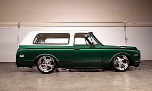 Custom 1972 Chevrolet Blazer Drops So Low You Might Not See It