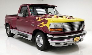 Custom 1992 Ford F-150 Flareside Pickup Is the Weird Duckling of the Week