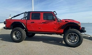 Custom 2020 Jeep Gladiator Is Selling With 40” Tires and a 5” Lift Kit