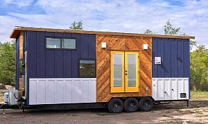 Custom 28-Foot Tiny House Is Packed Full of Amenities That Provide Comfortable Living