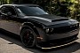Custom, 840-HP Dodge Challenger RS Is a Two-Tone, Gloss/Satin Murdered-Out Demon