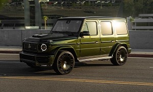 Custom AMG G 63 Acts Like the Hulk With Furious Brabus-Lowered-on-24s Makeover