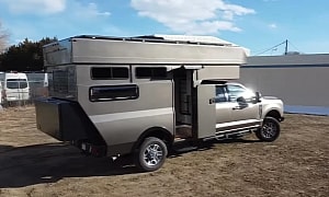 Custom Baja Truck Camper Based on an F-350 Super Duty Has Proper Off-Grid Capabilities