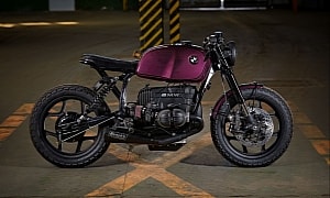 Custom BMW R 100 Looks Great in Purple, But It’s More Than Just a Cosmetic Affair