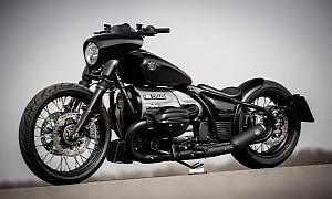 Custom BMW R 18 Was Built by Germany’s Finest, Harley Sport Glide Fairing Suits it Nicely