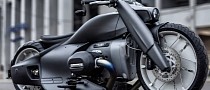 Custom BMW R 18 Wrapped in Gunmetal Grey Ditches the Retro Style, Goes for Sci-Fi Look