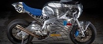 Custom BMW S 1000 RR Wears Seamless Aluminum Garments and Hand-Painted Livery
