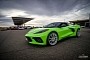 Custom C8 Corvette Looks Fab Thanks to Green Wrap, Forgiato Wheels