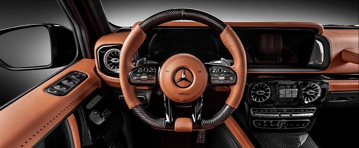 Custom Caramel Mercedes Amg G 63 Interior By Carlex Design Looks Deliciously Opulent Autoevolution