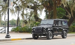 Custom Defender D110 Should Soon Visit The Palisades With Red Brembos and LS3