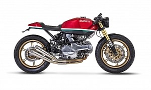 Custom Ducati 600SL Pantah Has Cafe Racer Looks Topped With Modern Running Gear