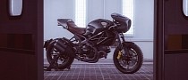 Custom Ducati Monster 1100 EVO Diesel Looks Sublime Wearing Gunmetal Grey Paint