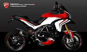 Custom Ducati Multistrada Tricolore by Motovation Looking Awesome