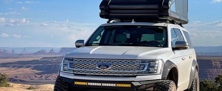 Custom Ford Expedition with Redtail Overland RTC camper by addoffroad on Instagram