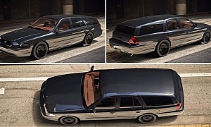Custom Ford Crown Victoria Wagon Restomod Is Just an Imagination Exercise, Sadly