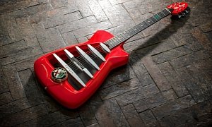 Custom Guitar Inspired by Alfa Romeo Is Utterly Gorgeous