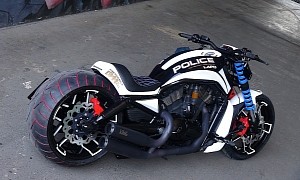 Custom Harley-Davidson 300 Razor Is Not Your Regular LA Police Department BMW