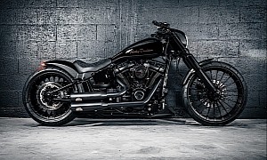 Custom Harley-Davidson Breakout Is Worth More Than the Dodge Challenger R/T Scat Pack