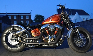 Custom Harley-Davidson Crossbones Baptized Frisco Bobber