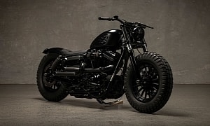 Custom Harley-Davidson Dyna Bobber Looks so Sinister it Might Keep You Up at Night