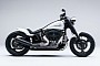 Custom Harley-Davidson Fat Boy Is the Incarnation of Perfect Black and White Contrast