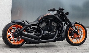 Custom Harley-Davidson Geo 280 Is a Simple Beauty in Orange and Black