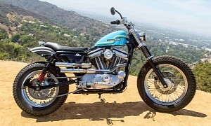 Custom Harley-Davidson Sportster 883 Is a Bare-Bones Dirt Tracker With Retro Looks