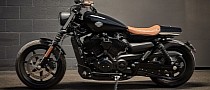 Custom Harley-Davidson Street 500 Is All Blacked-Out Except for the Seat and Grips