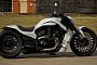 Custom Harley-Davidson V-Rod Makes White Look Good on a Motorcycle