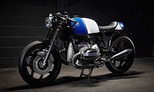Custom-Made 1992 BMW R 80 Cafe Racer Bears M-Inspired Livery With Confidence