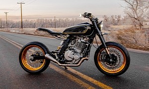 Custom-Made Suzuki DR650 Trades Off-Roading Prowess for Elegant Looks