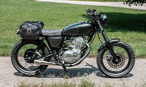 Custom-Made Yamaha SR400 Green Is the Very Definition of Charming, Bears Scrambler Cues