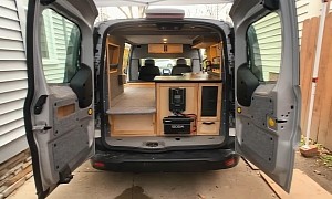 Custom Micro Camper Boasts a Clean, Well-Thought-Of Interior That Maximizes Storage Space