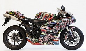 Custom-Painted Horn$leth Ducati 1198 Sell Like Hot Cakes for $86,000 a Pop