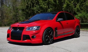 Custom Pontiac G8 With Holden HSV W427 Body Kit and 600 HP Is a Pseudo-American M5 Killer
